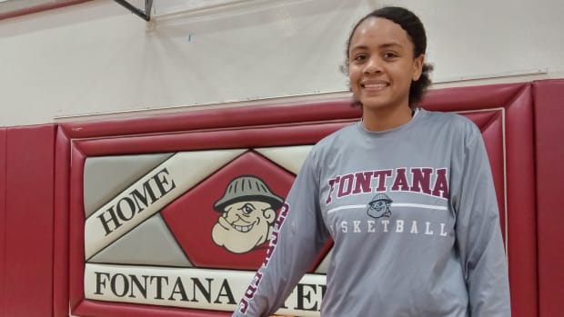 Fontana girls basketball standout Destiney Rentie by John Murphy 1-23-2024010420246